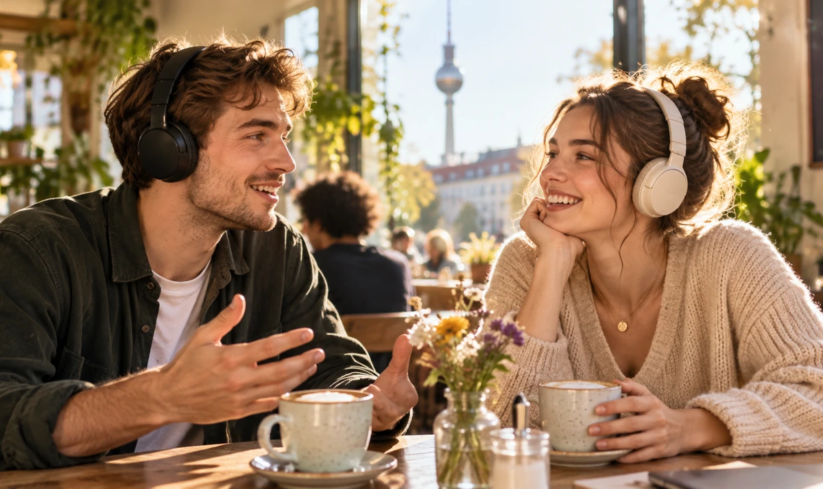 Kaffee mit einer Freundin
